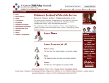 Tablet Screenshot of childpolicyinfo.childreninscotland.org.uk