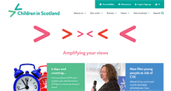 Desktop Screenshot of childreninscotland.org.uk